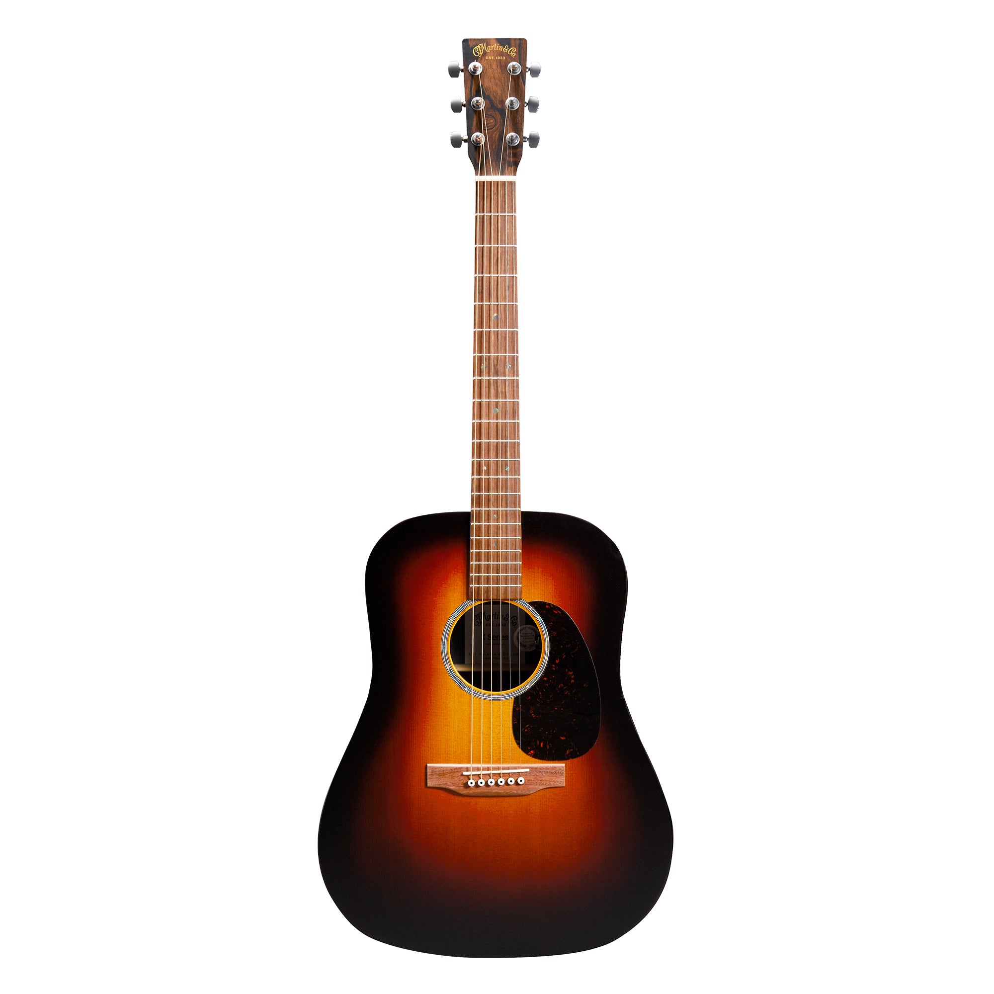 Martin D-X2E Electro Acoustic Guitar; Solid Spruce Sunburst