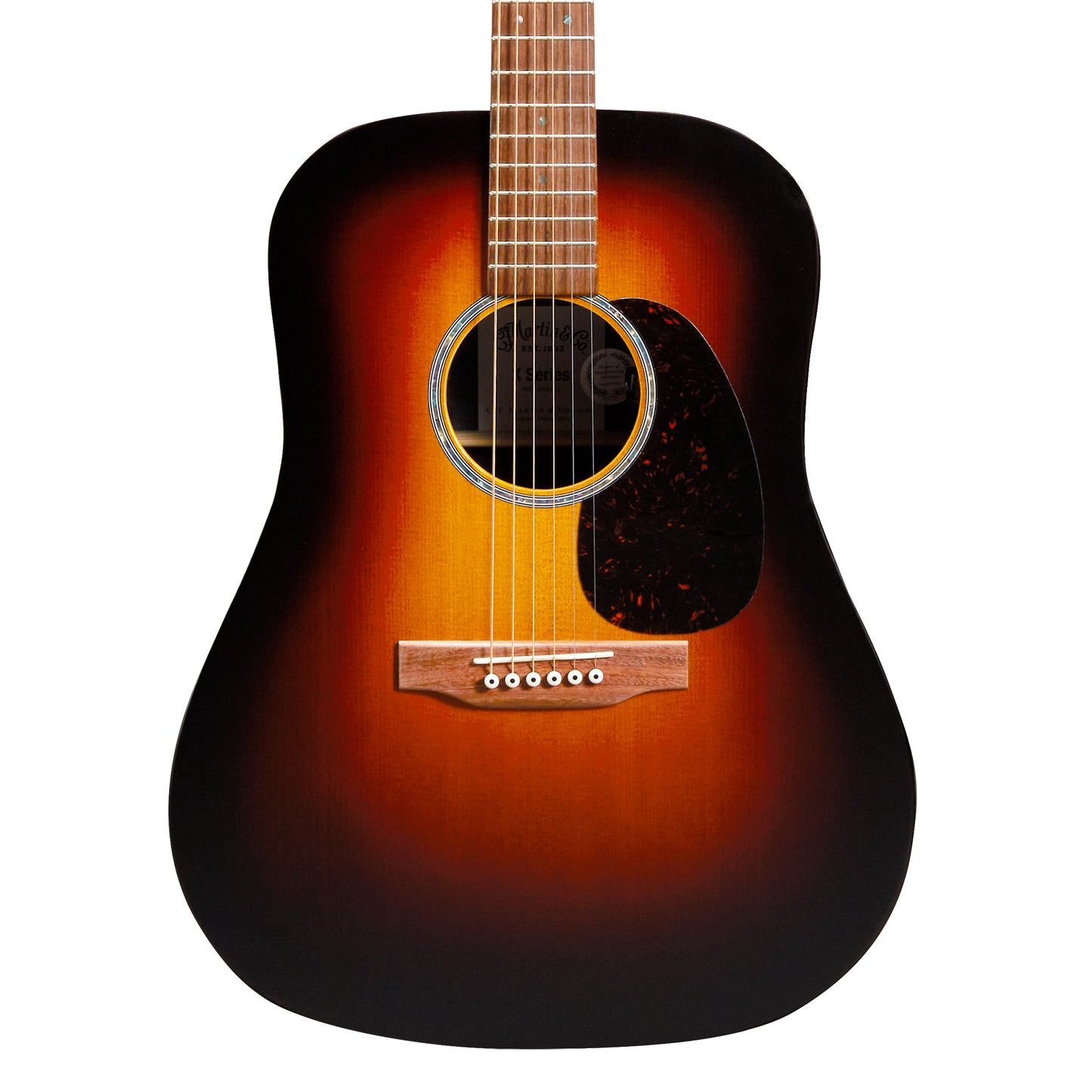 Martin D-X2E Electro Acoustic Guitar; Solid Spruce Sunburst / Ziricote | Incl Softshell Case