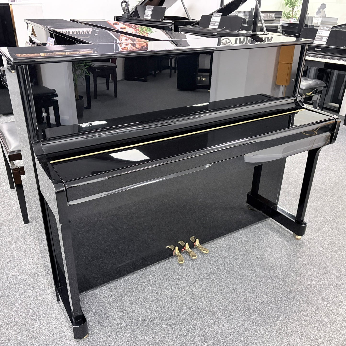 Kawai K2 Upright Piano In Polished Ebony: Serial No: F045220 | Second Hand