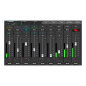 Proel Digipad8 8-In Digital Mixer with USB, Bluetooth, and Motorised Faders