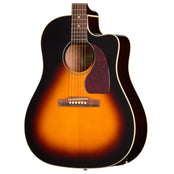 Epiphone J-45 Studio EC Electro Acoustic Guitar; Vintage Sunburst
