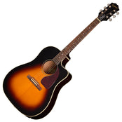 Epiphone J-45 Studio EC Electro Acoustic Guitar; Vintage Sunburst