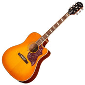 Epiphone Hummingbird Studio EC Electro Acoustic Guitar; Heritage Cherry Sunburst