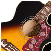 Epiphone J-200 Studio EC Electro Acoustic Guitar; Vintage Sunburst