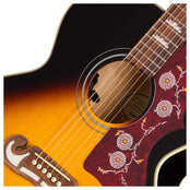 Epiphone J-200 Studio Electro Acoustic Guitar; Vintage Sunburst