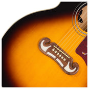 Epiphone J-200 Studio Electro Acoustic Guitar; Vintage Sunburst