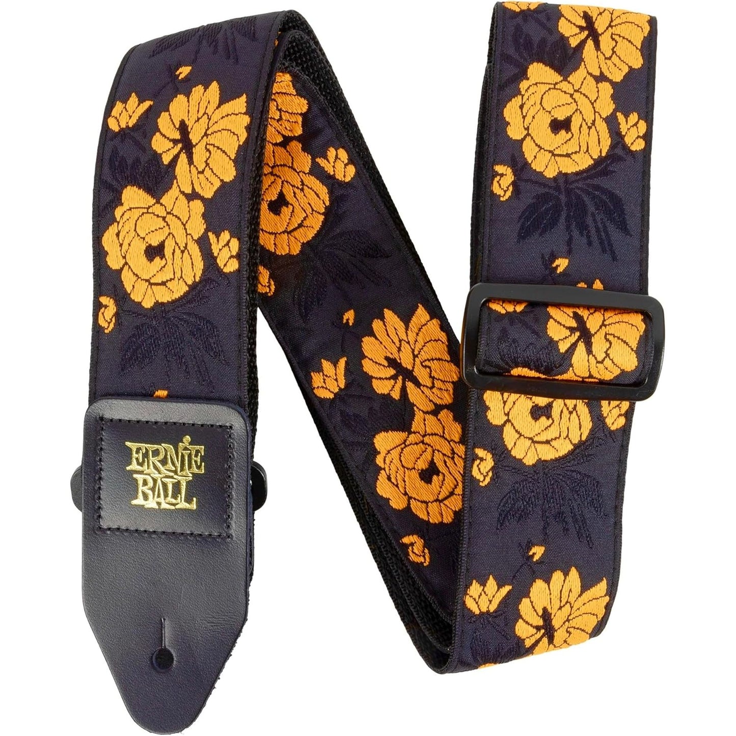 Ernie Ball Jacquard Guitar Strap Tangerine Rose