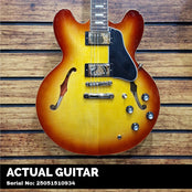 Epiphone ES-335 Figured; Raspberry Tea Burst