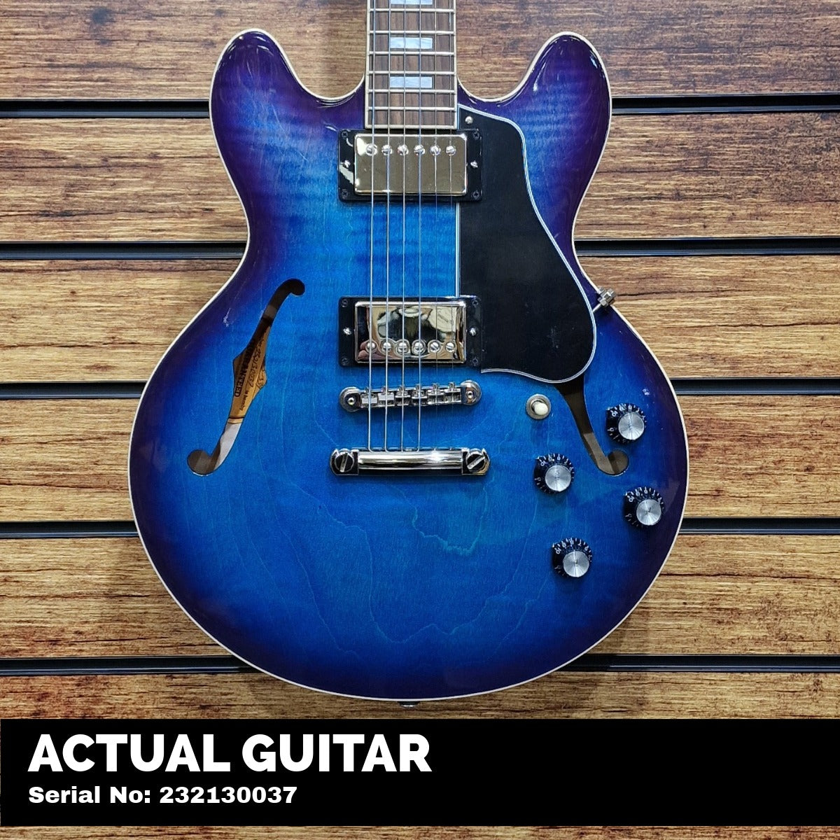 Gibson ES-339 Figured; Blueberry Burst