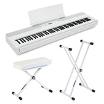 Kawai ES920 Portable Digital Piano; White Stand & Bench Bundle