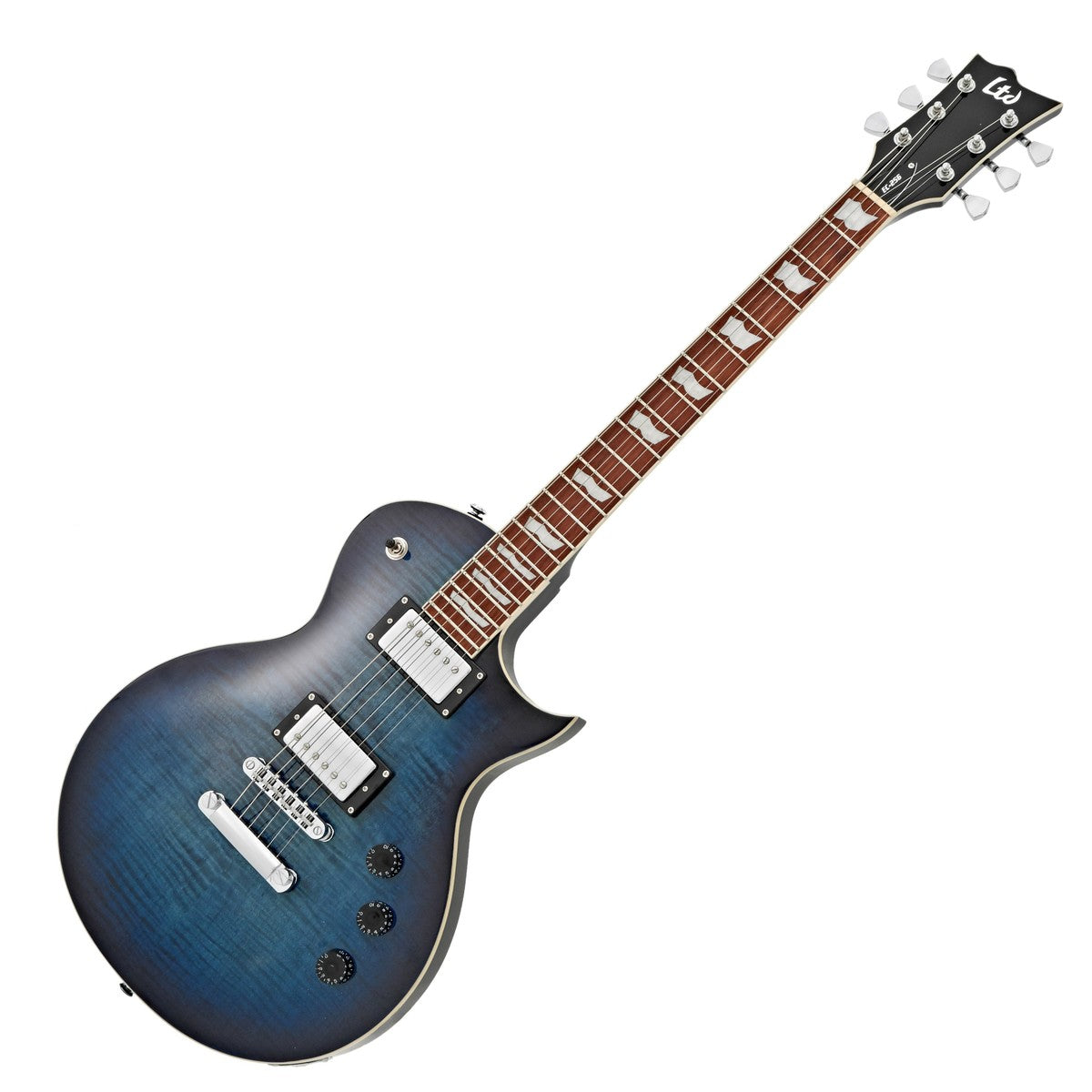 ESP LTD EC-256; Flame Maple Cobalt Blue | Bonners Music