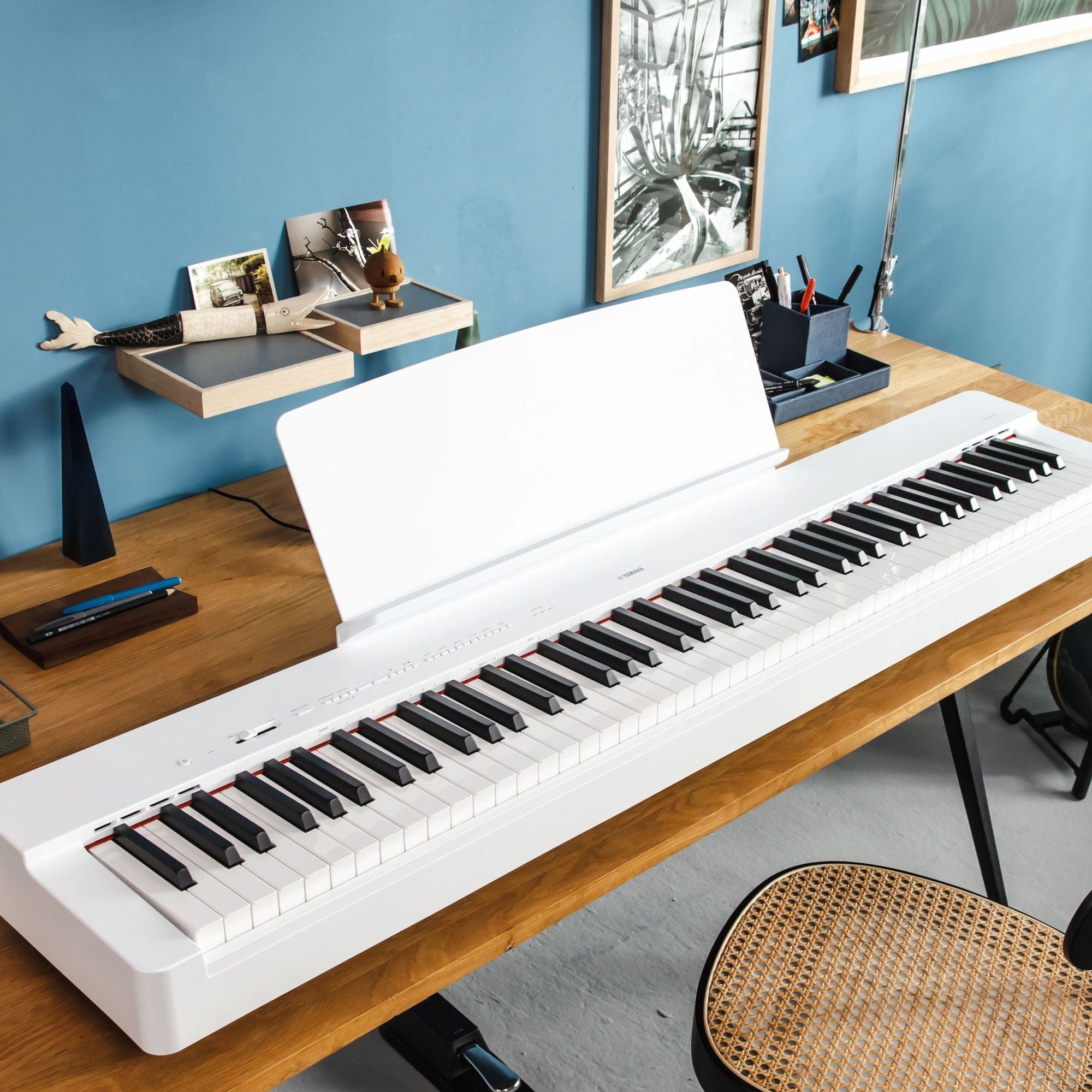 Yamaha P225 White Piano Value Package | Bonners Music