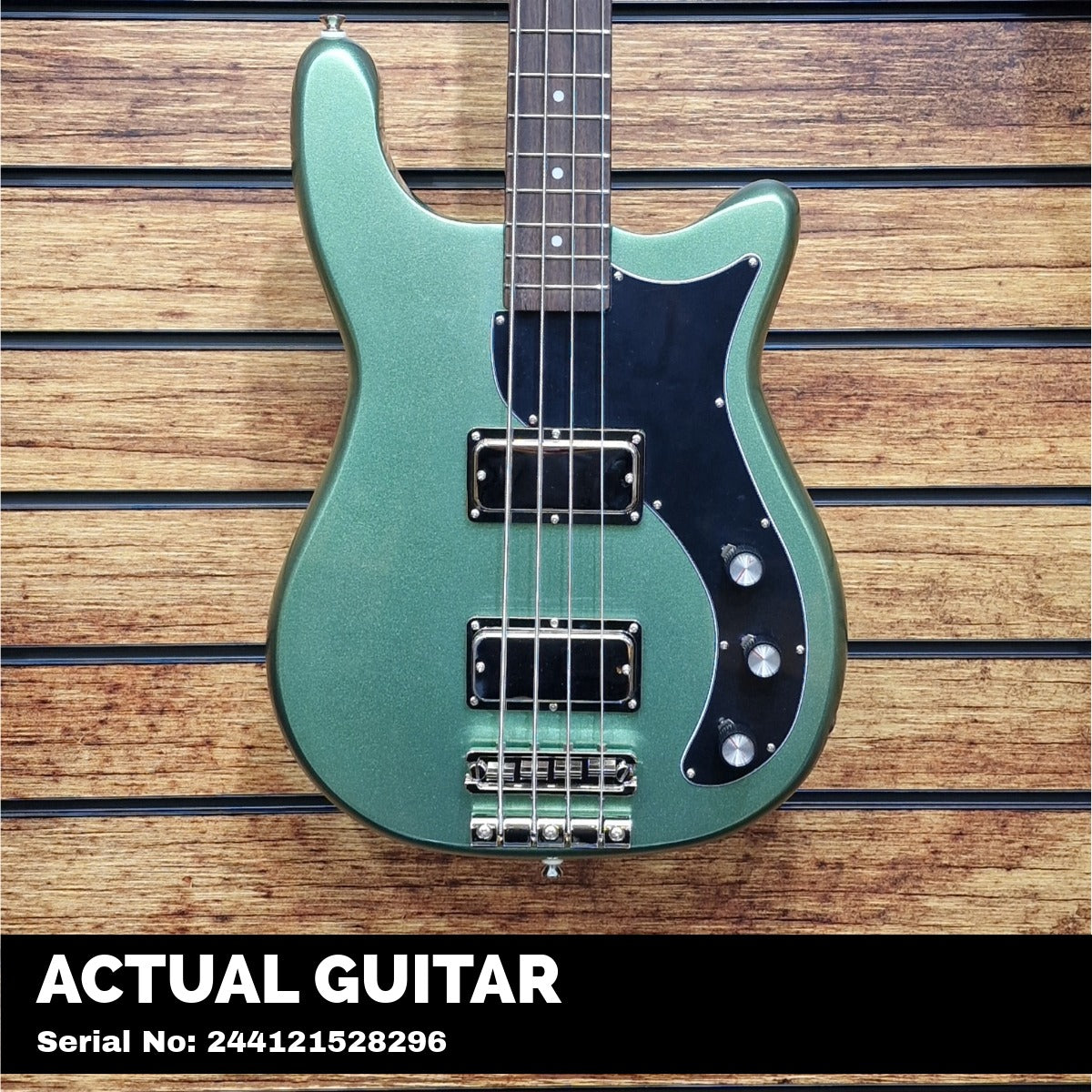 Epiphone Embassy Bass; Wanderlust Green Metallic | Bonners Music