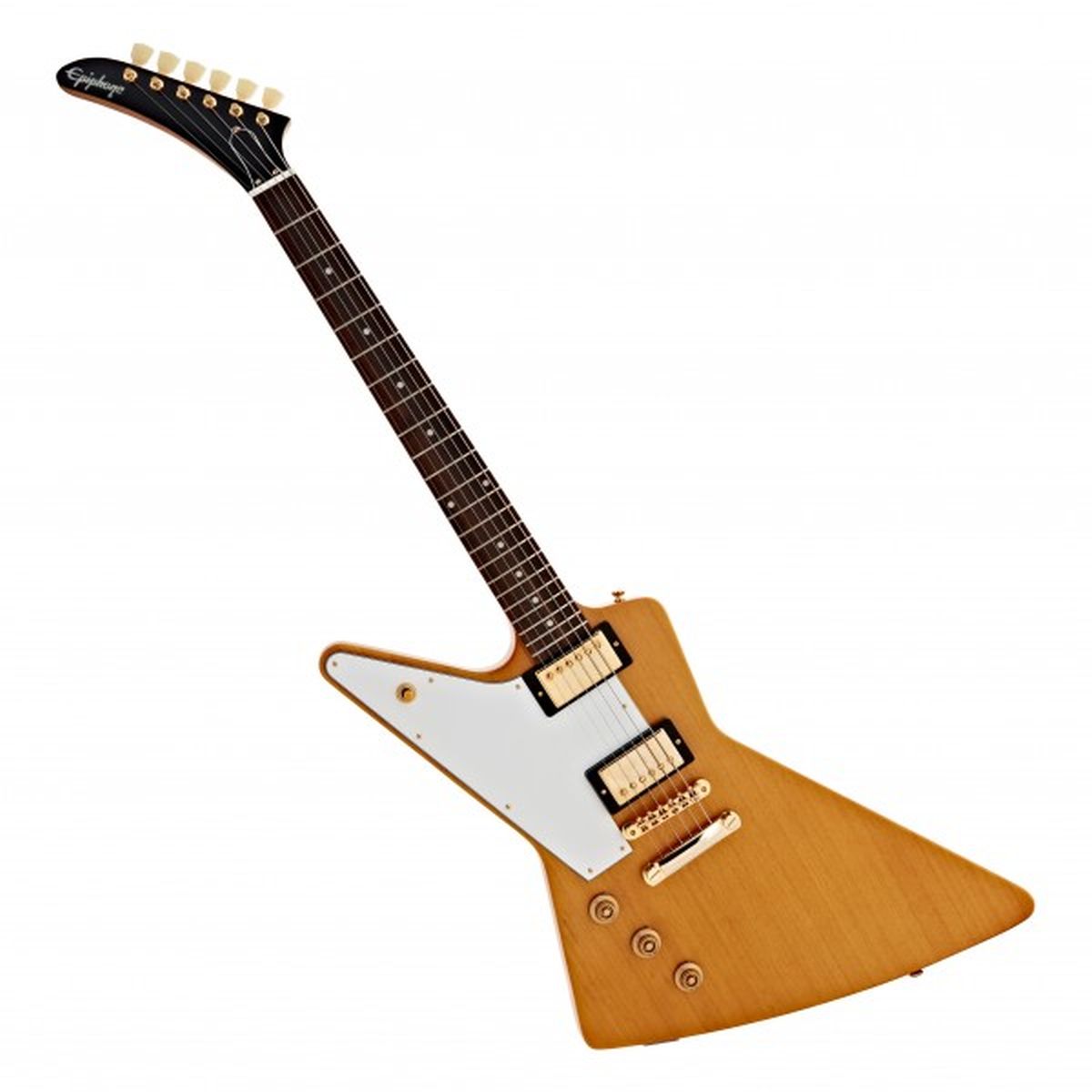 Epiphone 1958 Korina Explorer Left Handed, Aged Natural | Bonners