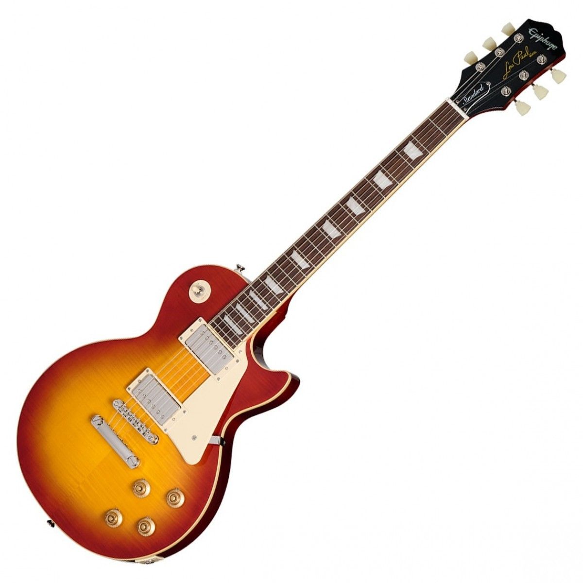 Epiphone Les Paul Standard 50s Figured (Incl. Premium Gig Bag) | Washed Cherry Sunburst
