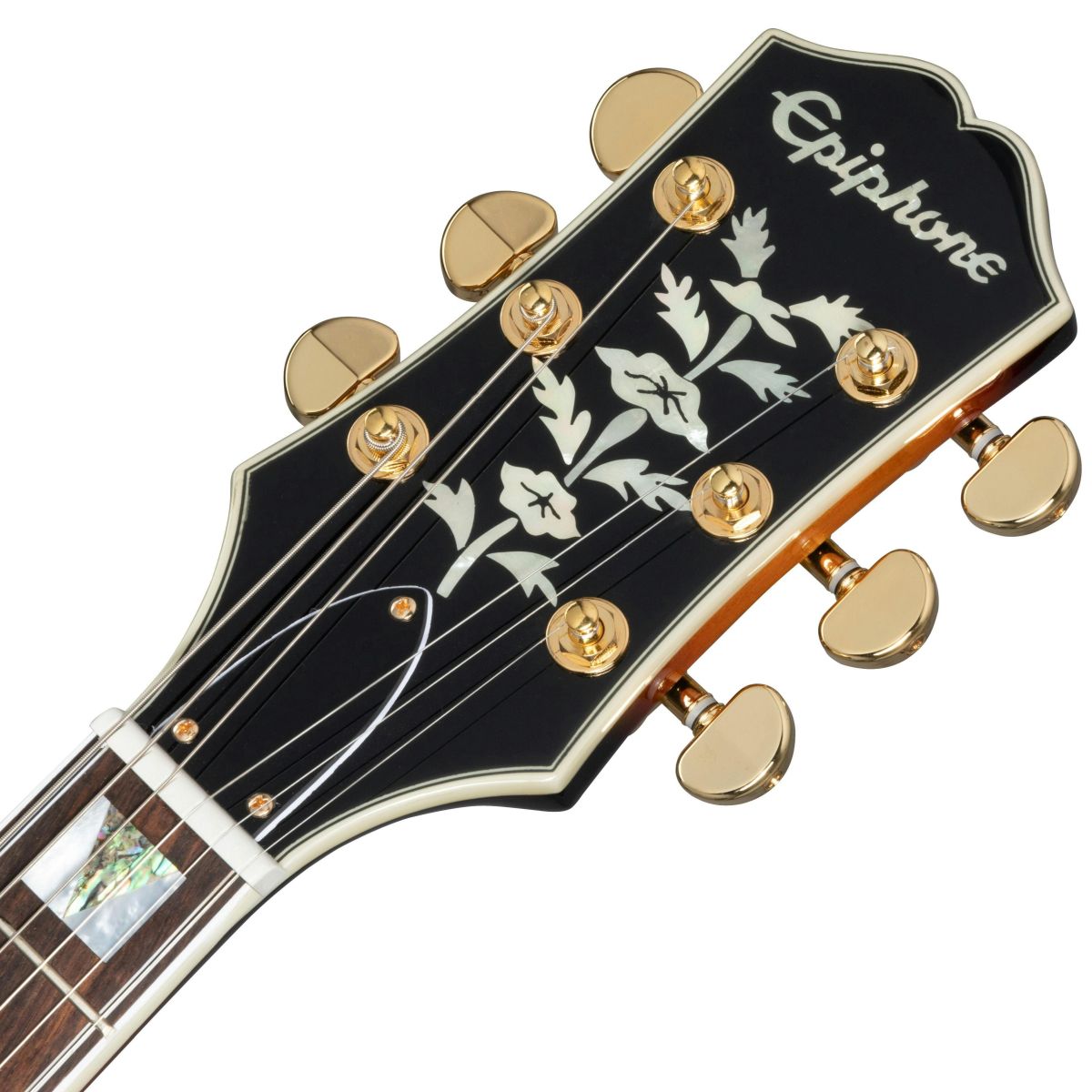 Epiphone Sheraton Semi-Hollow Electric Guitar (Incl. Premium Gig Bag); Vintage Sunburst