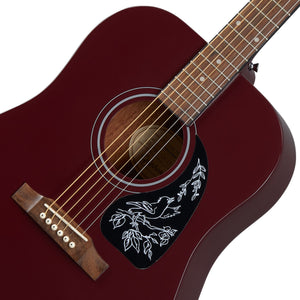 Epiphone Starling Square Shoulder Wine Red Acoustic Guitar Pack
