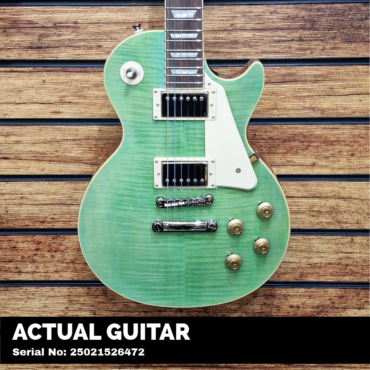 Epiphone Les Paul Standard 50s Figured (Incl. Premium Gig Bag) | Seafoam Green