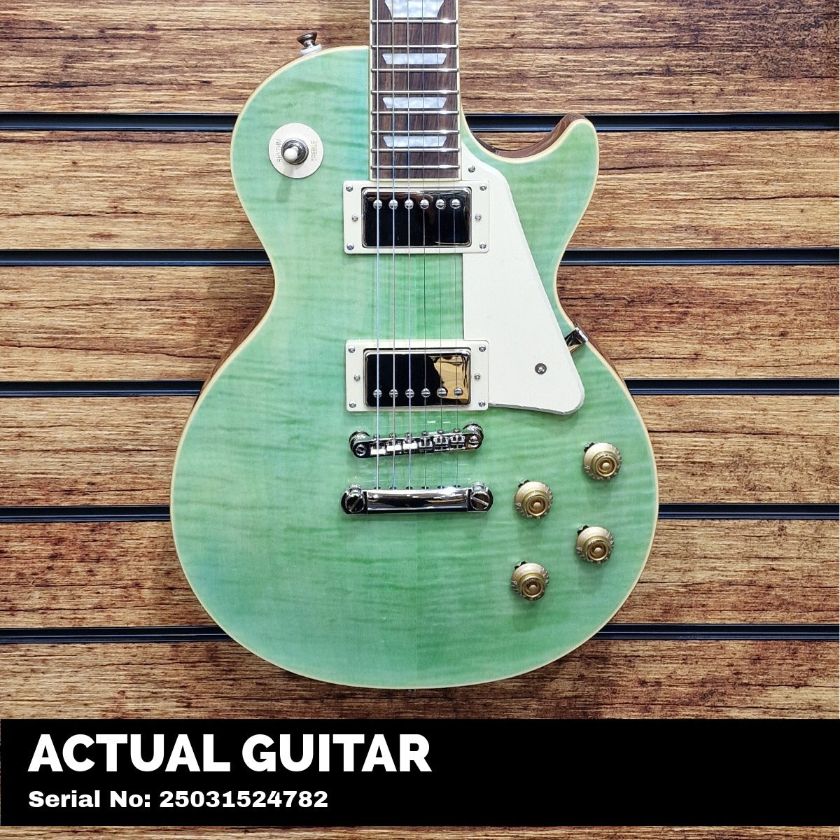 Epiphone Les Paul Standard 50s Figured (Incl. Premium Gig Bag) | Seafoam Green