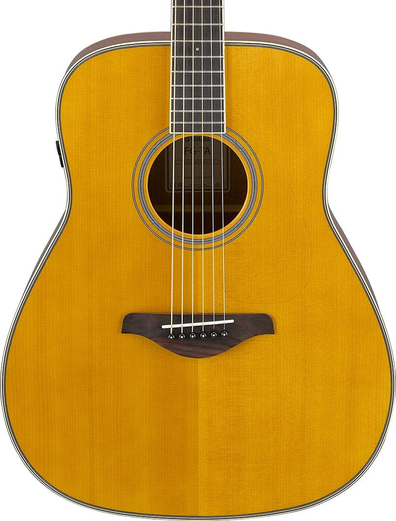 Yamaha FG-TA Transacoustic Guitar; Vintage Tint