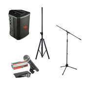Proel FreeOneX Portable Battery PA Speaker with Handheld Microphone - For Speeches & Announcements