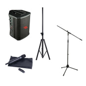 Proel FreeOneX Portable Battery PA System with Wireless Handheld Microphone - For Speeches & Announcements