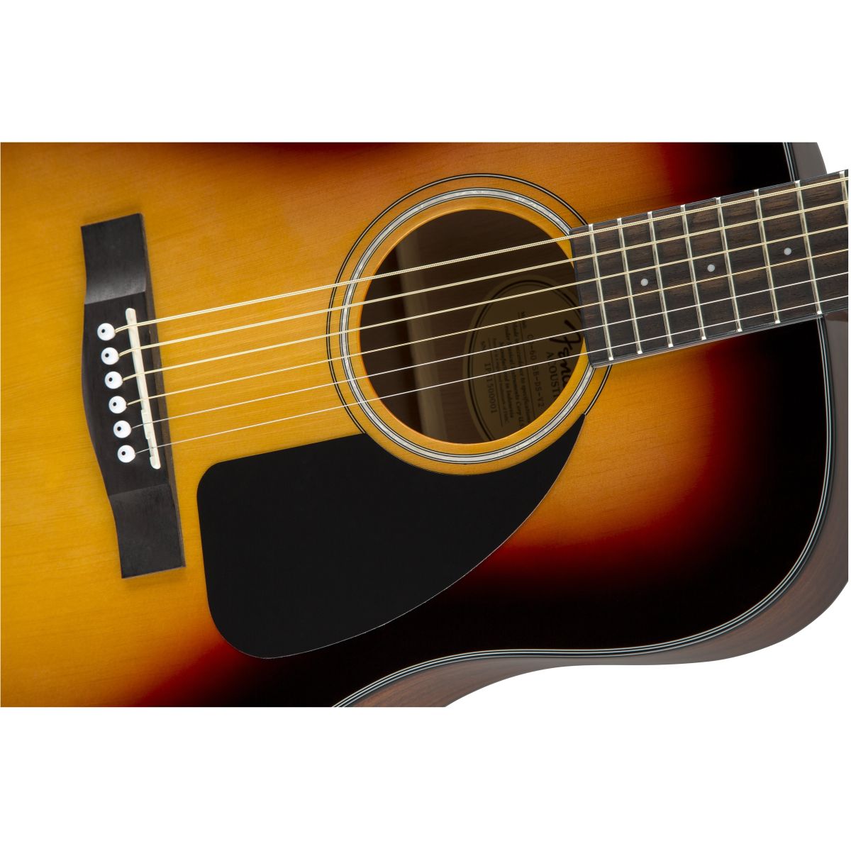 Fender CD-60 Dreadnought V3 Acoustic Guitar; Sunburst with Case