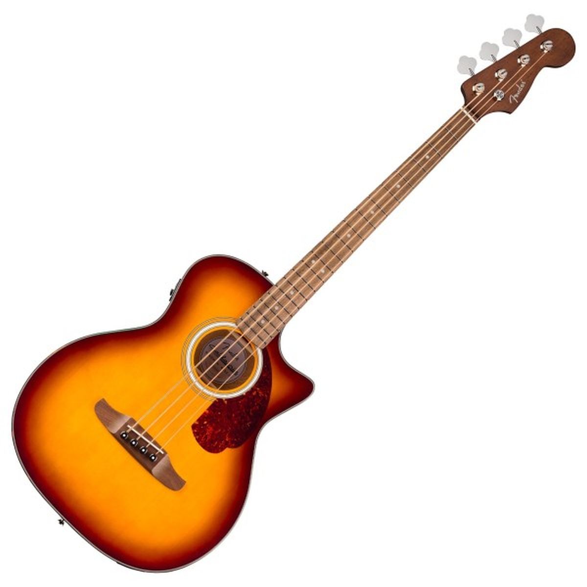 Fender California Deluxe Kingman Electro Acoustic Bass; Honey Sunburst