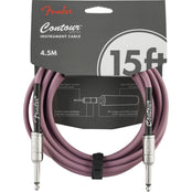 Fender Contour Instrument Cable, Burgundy Mist, 15'