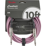 Fender Contour Instrument Cable, Burgundy Mist, 10'