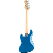 Fender Standard Jazz Bass; Maple Fingerboard, White Pickguard, Aqua Marine Metallic
