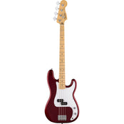 Fender Standard Precision Bass; Maple Fingerboard, White Pickguard, Candy Cola