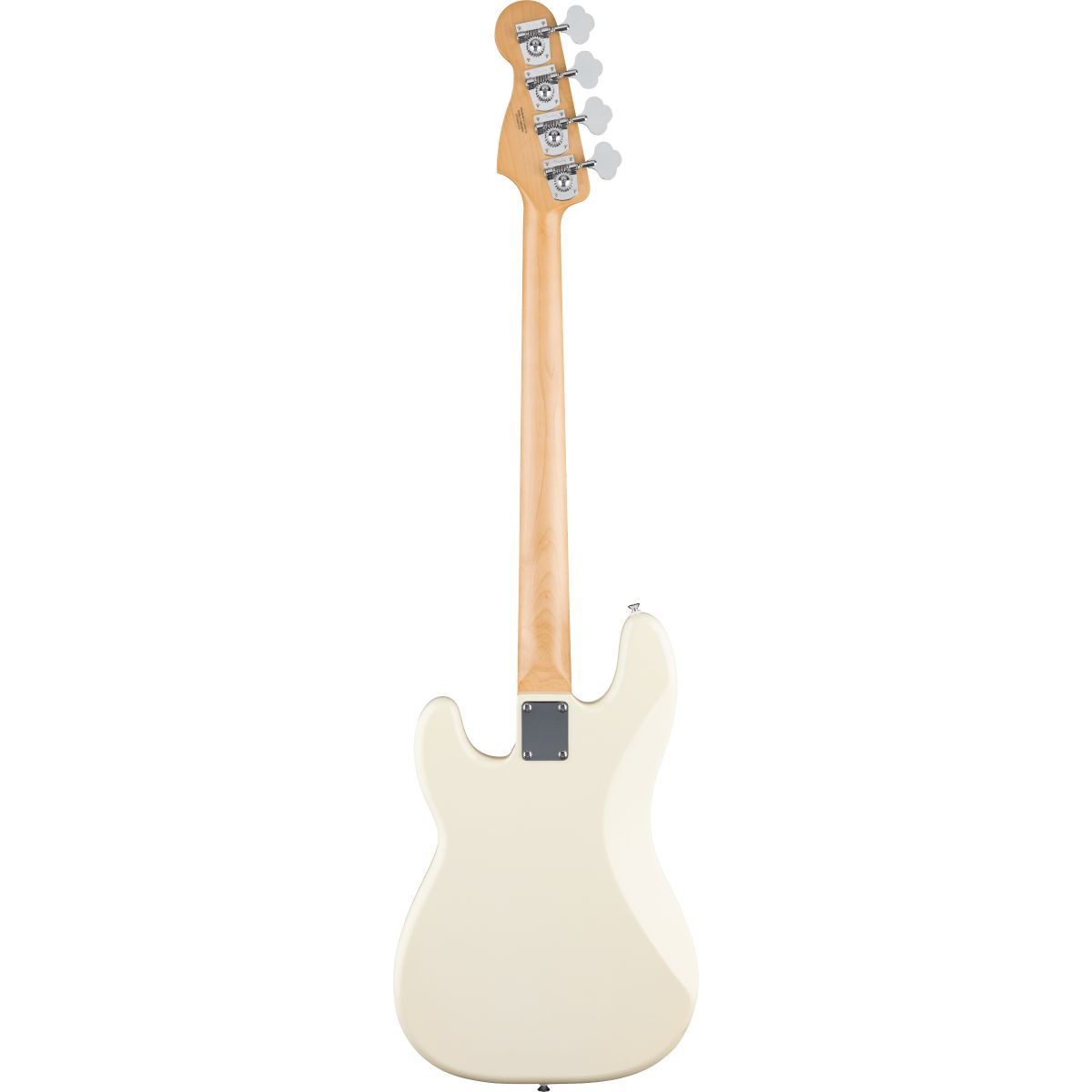Fender Standard Precision Bass; Maple Fingerboard, Black Pickguard, Olympic White