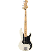 Fender Standard Precision Bass; Maple Fingerboard, Black Pickguard, Olympic White