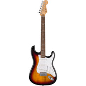 Fender Standard Stratocaster; Laurel Fingerboard, White Pickguard, 3-Color Sunburst