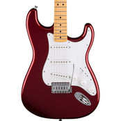 Fender Standard Stratocaster; Maple Fingerboard, White Pickguard, Candy Cola