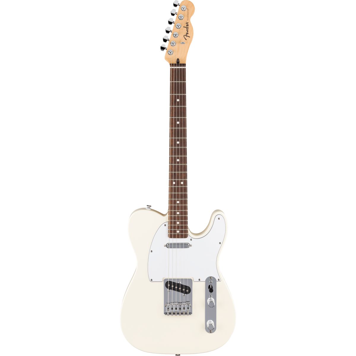 Fender Standard Telecaster; Laurel Fingerboard, White Pickguard, Olympic White