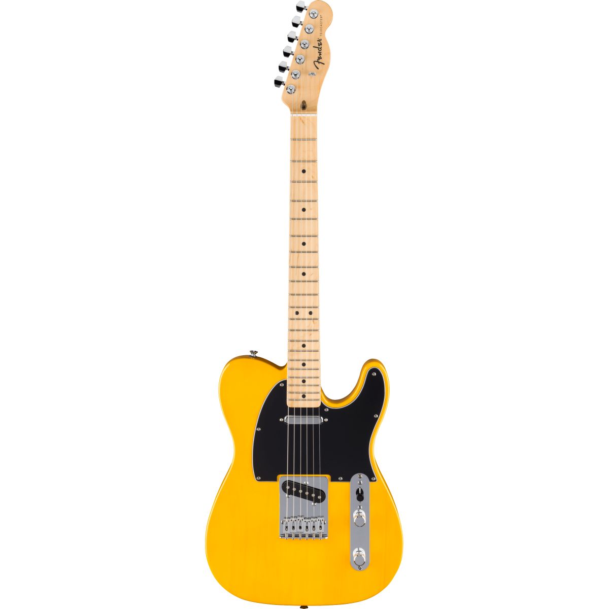 Fender Standard Telecaster; Maple Fingerboard, Black Pickguard, Butterscotch Blonde