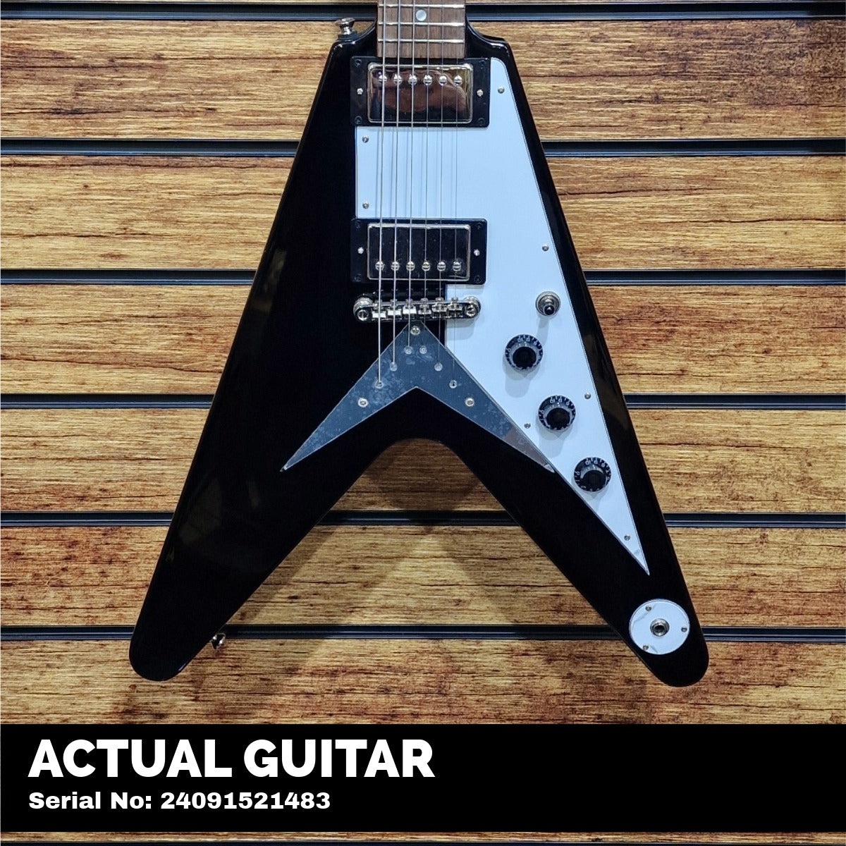 Epiphone Flying V; Ebony