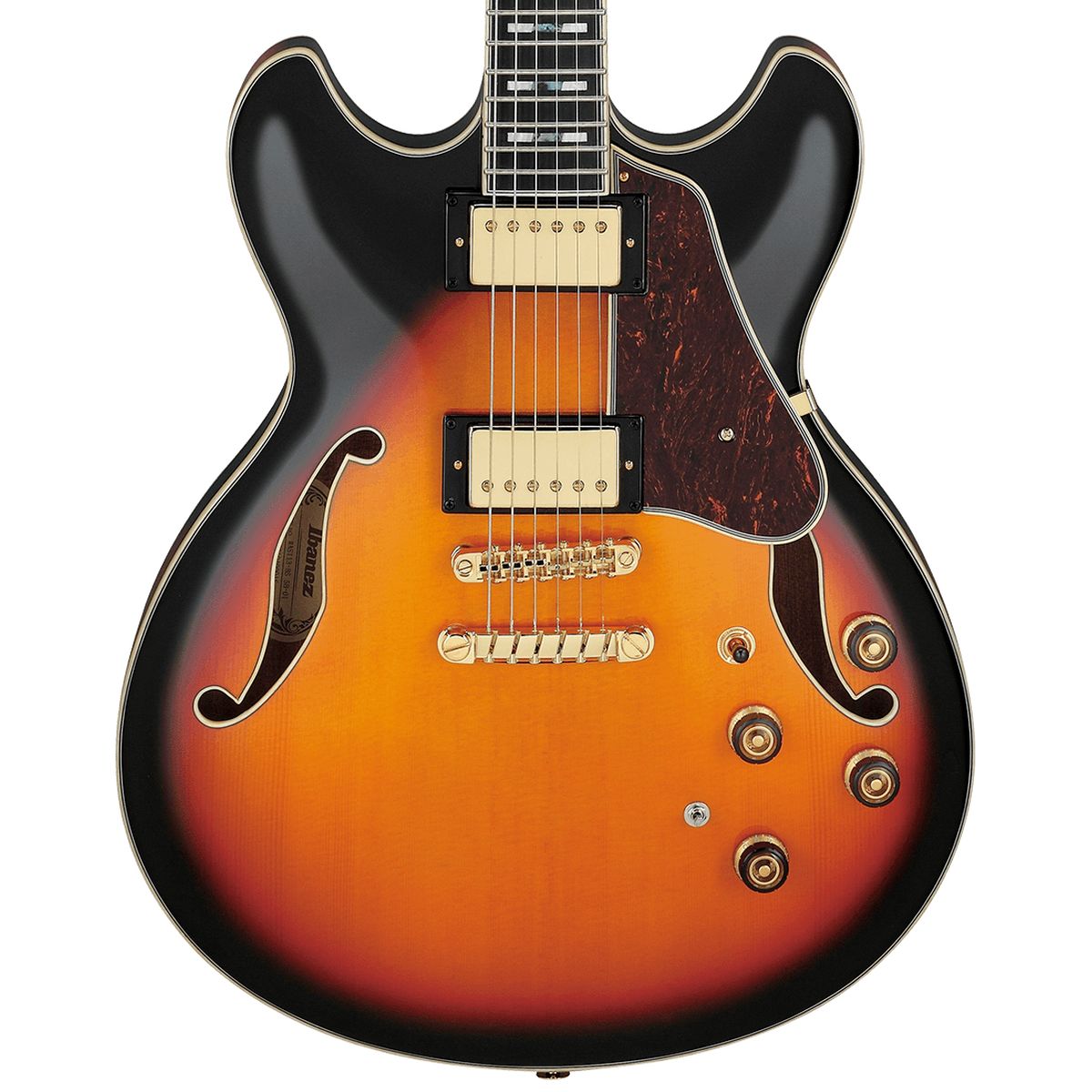 Ibanez AS113-BS Semi-Hollowbody Guitar; Brown Sunburst