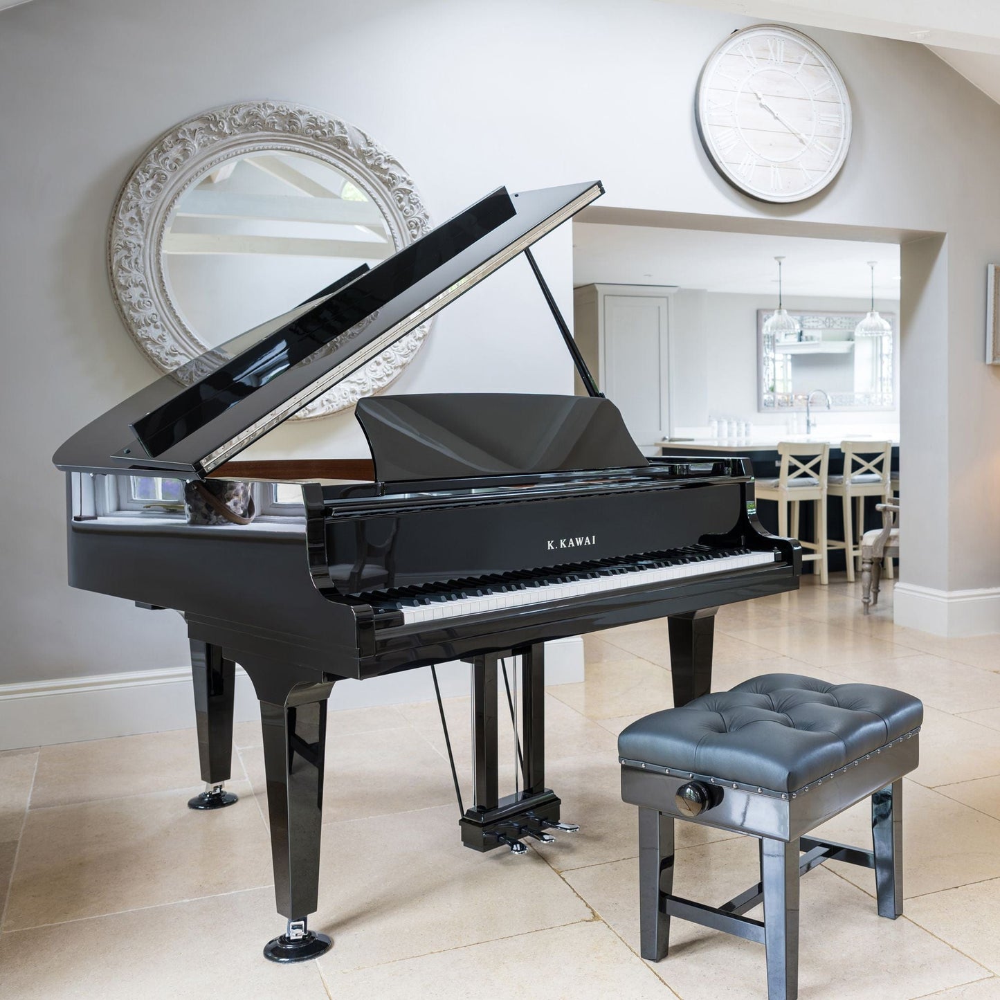 Kawai GL10 Grand Piano; Polished Ebony with Silver Fittings | INCL £500 EXTRA DISCOUNT UNTIL 30TH JUNE