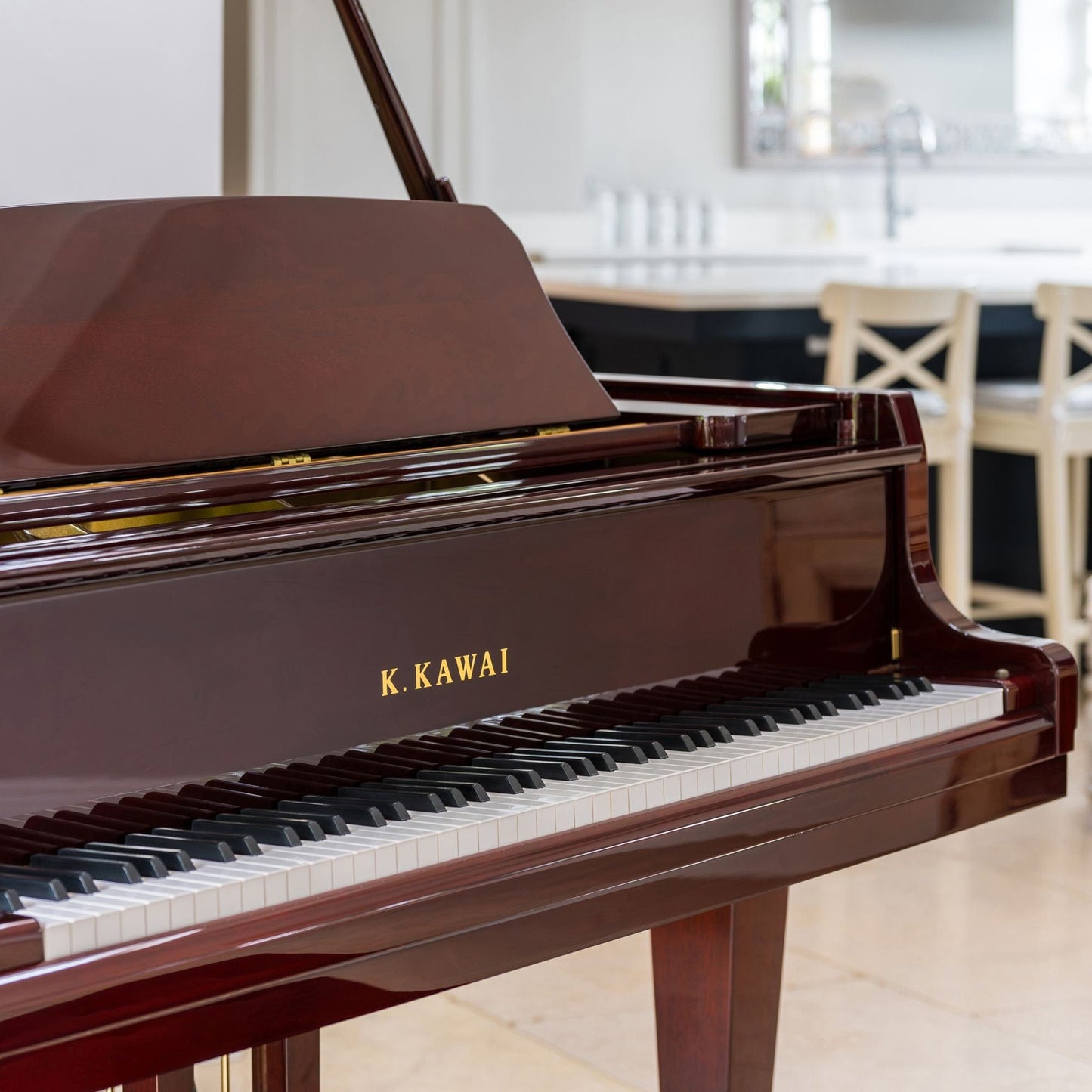 Kawai GL10 153cm Grand Piano; Polished Mahogany