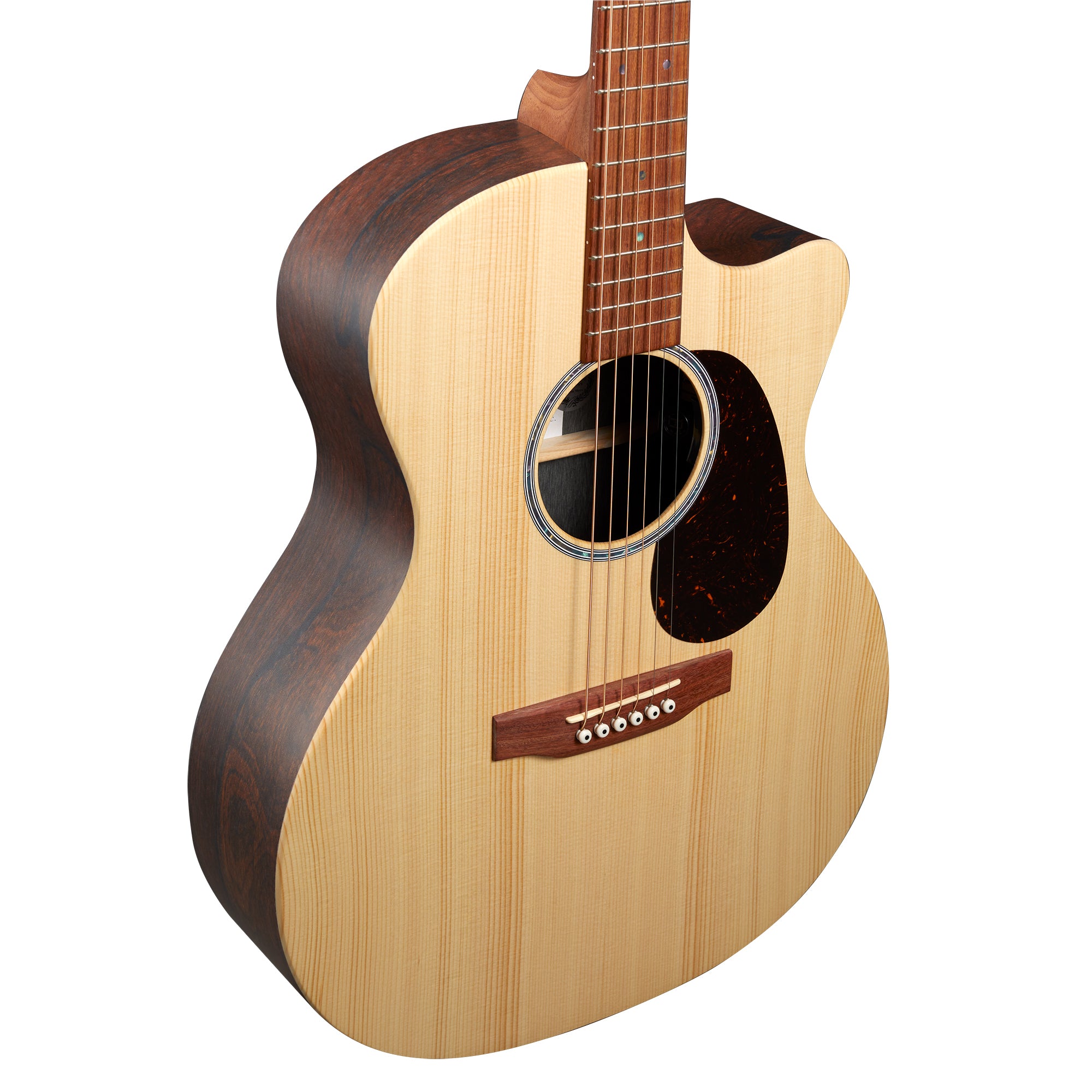 Martin GPC-X2E Electro Acoustic Guitar; Solid Sapele / Cocobolo