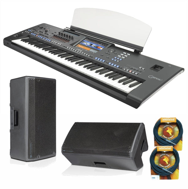 Yamaha Genos 2 Keyboard + DB Opera Speakers Upgrade