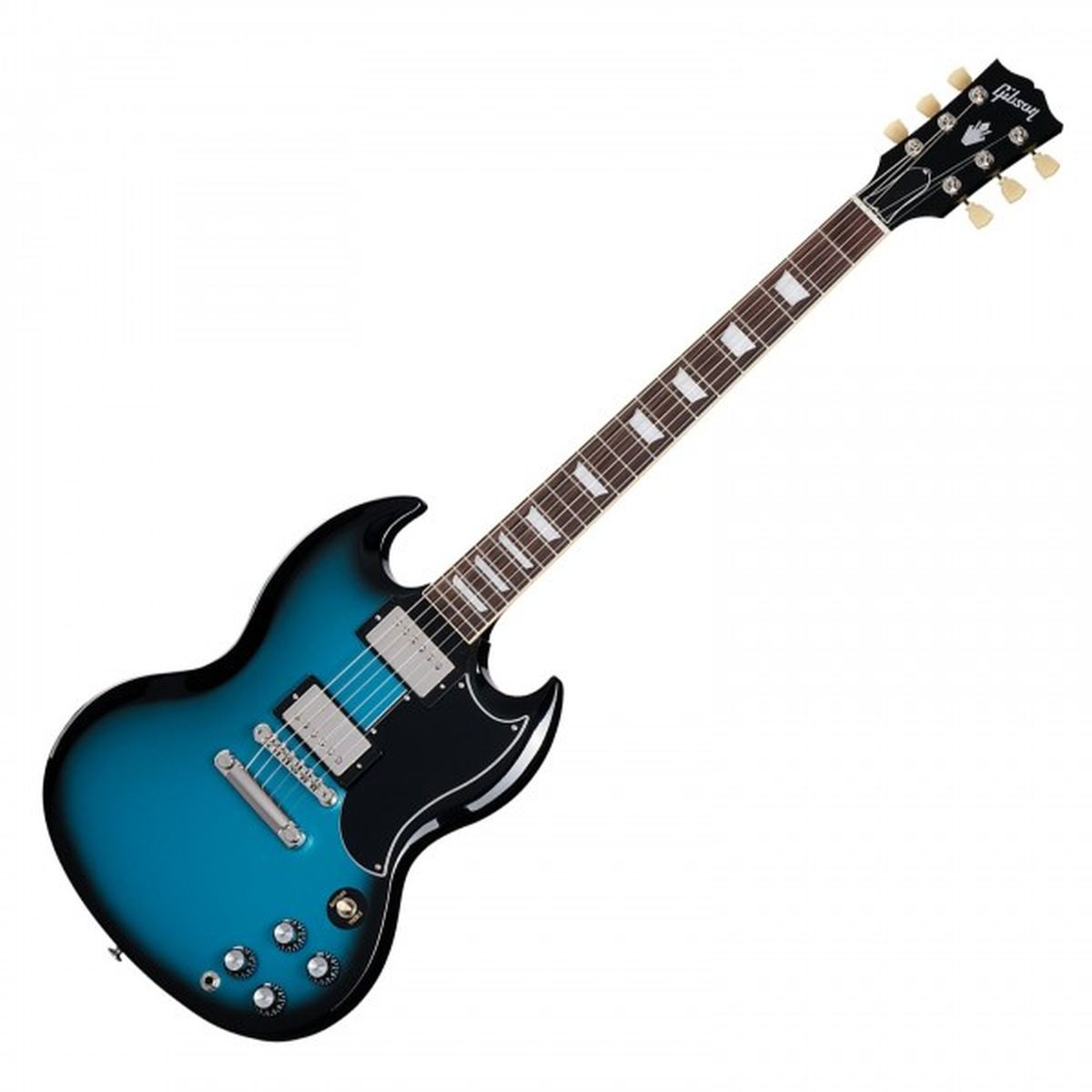 Gibson SG Standard '61 Stop Bar Pelham Blue Burst