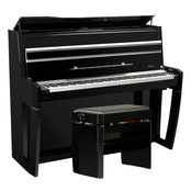 Dexibell H10V Upright Digital Piano; Polished Black Package Including Branded Stool