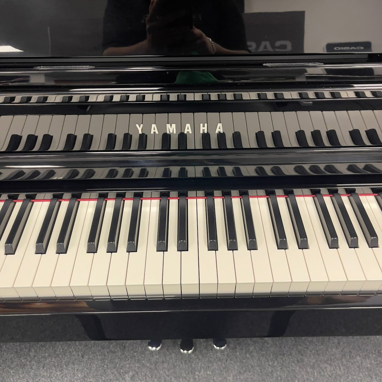 Yamaha CLP645 Polished Ebony Digital Piano With Matching Stool; Serial No: BCZO01008 | Second Hand