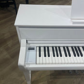 Yamaha CLP775 Digital Piano in Satin White With Matching Stool; Serial No: BCCK01001 | Second Hand