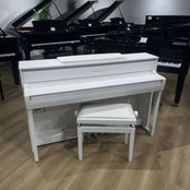 Yamaha CLP775 Digital Piano in Satin White With Matching Stool; Serial No: BCCK01001 | Second Hand