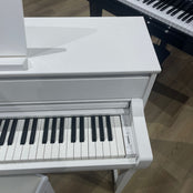 Yamaha CLP775 Digital Piano in Satin White With Matching Stool; Serial No: BCCK01001 | Second Hand